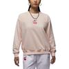 Brkln Printed Pattern Crewneck Long Sleeve Sweatshirt Women Sweatshirt Pink HV9371838