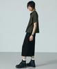LXT Waffle Henley Neck Crop Short Sleeve T-Shirt [Khaki]