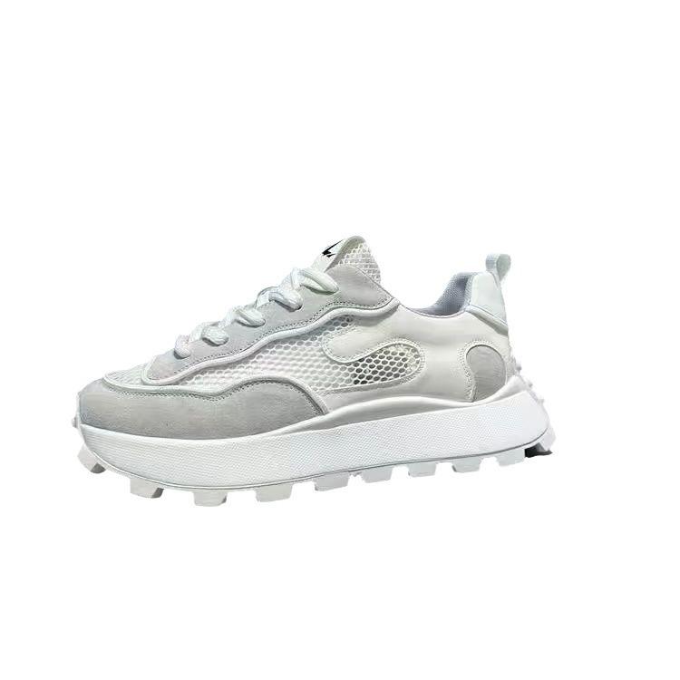 Boutique di moda estate 2025 nuove scarpe da ginnastica dad in seta ghiacciata a rete traspirante suola morbida ammortizzanti antiscivolo scarpe sportive casual