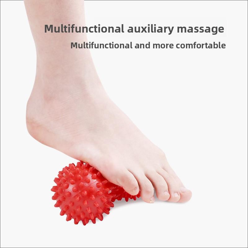 PVC Peanut Massage Ball for Muscle Relaxation Yoga Fitness Mini Hedgehog Ball Fascia Release Tool