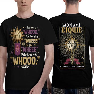 Nowa Przygoda Clair Obscur 33 Graficzny Męski Vintage Spłowiały T-shirt Bawełniany Top dla Gracza Wygodny Oddychający i Miękki