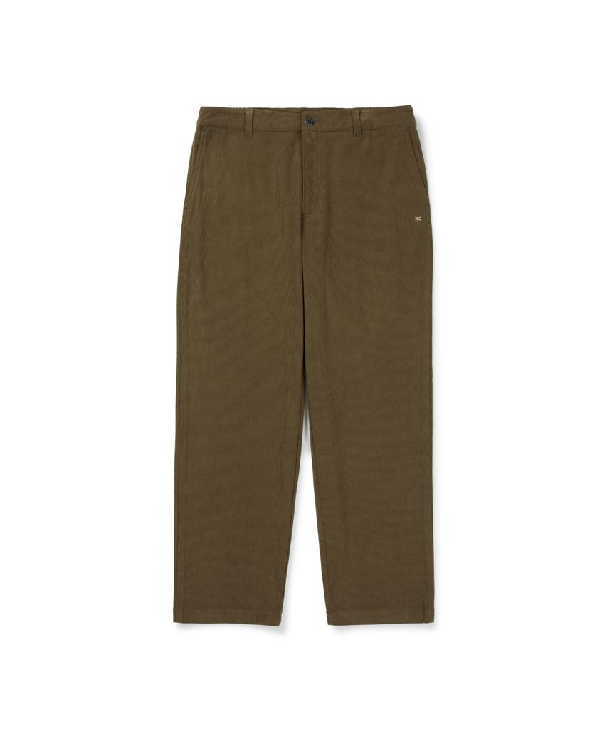 SNOWPEAK APPAREL Corduroy Pants (S26Fmfpt70) Yellow Khaki