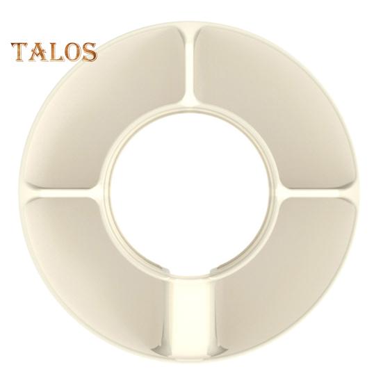 

Силиконовый стакан для закусок, многоразовое кольцо для закусок для стакана на 40 унций с ручкой, 4 отделения, поднос для закусок, контейнер для блюд белый