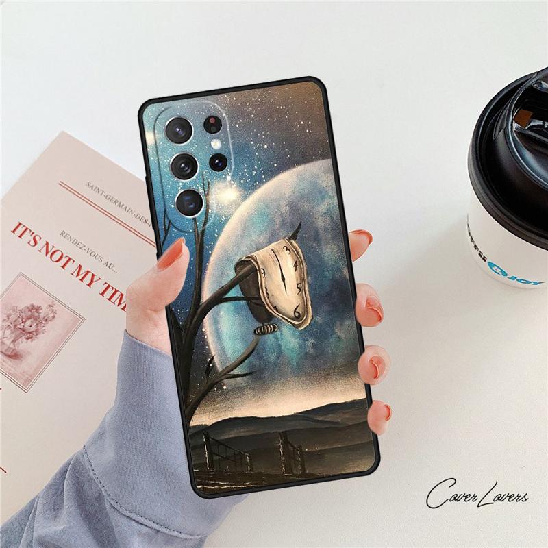 Salvador Dali Art phone case For Samsung Galaxy S24 S25 S23 S22 Ultra Note 10 20 Plus S20 S21 FE Cover