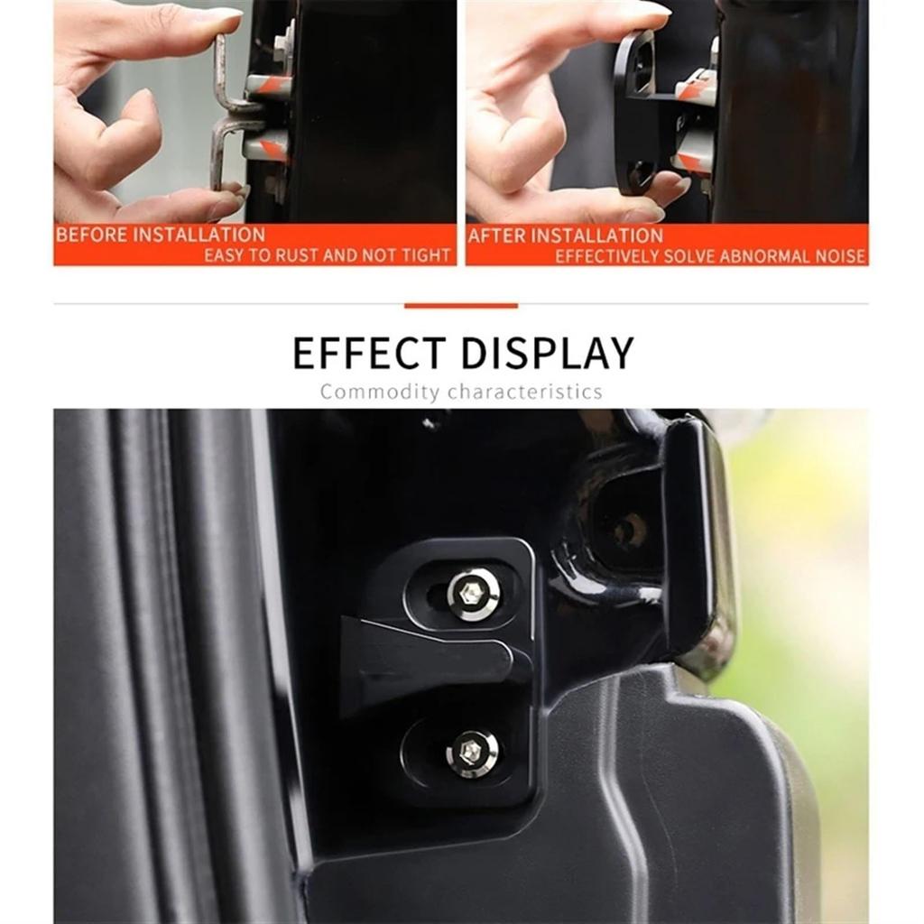 Trunk Lid Lock Toyota Prado RAV4 2003-2021 Car Fix Tailgate Protection Restriction Stopper Noise