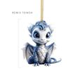 Christmas Tree Pendant Cute Dragon Baby Hanging Pendant Window Decor 2D Christmas Decoration Dragon Statue Ornament Party Gift