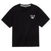 OKSTAR Cool Cotton Oversized Bulldog Embroidered Patch Short Sleeve Tee