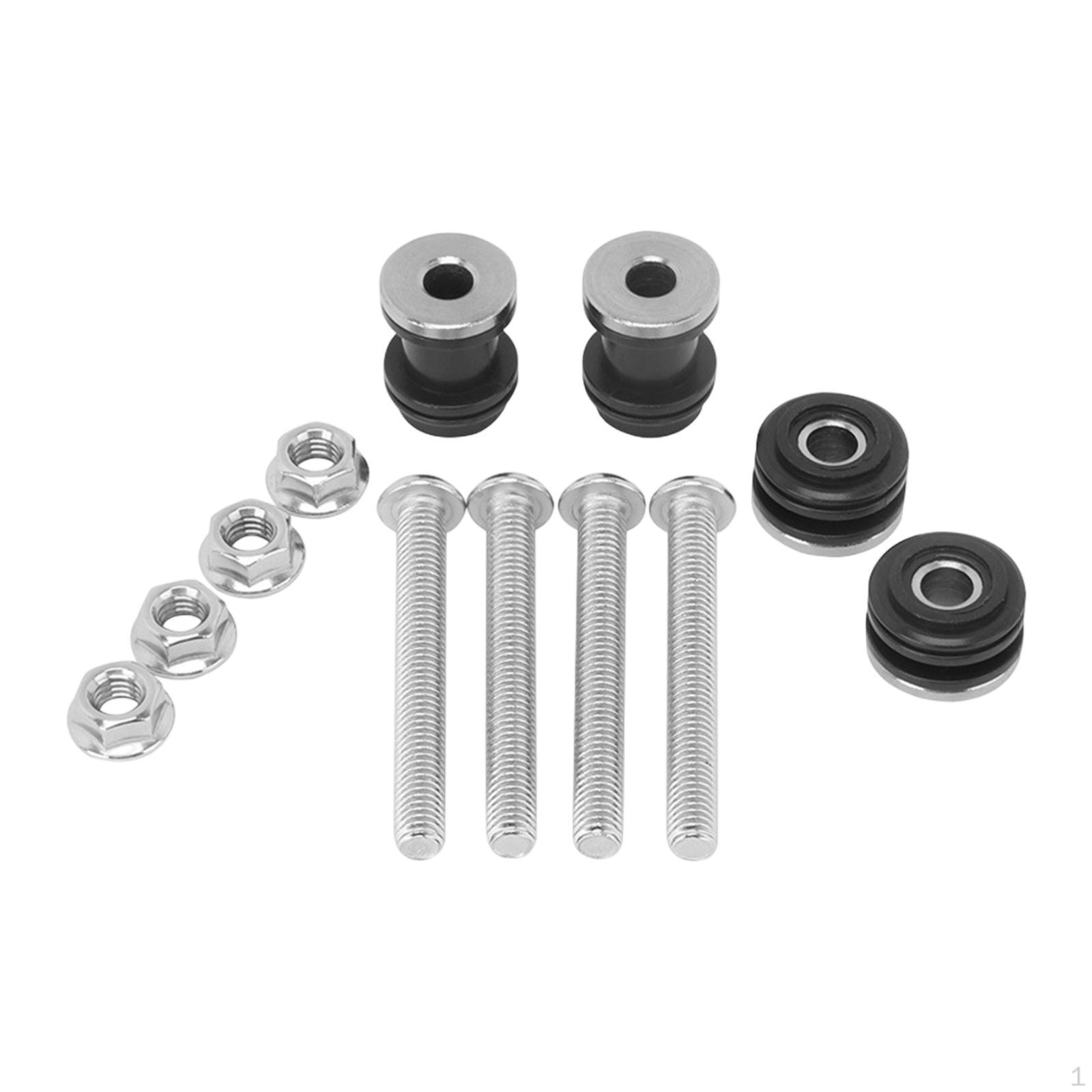 Motorcycle Backrest Screws Kit Docking Hardware Portable Premium Replacement Practical Sissy