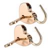 2 Sets Heart Shaped Padlock & Skeleton Key Metal Lock for Luggage Diary Book Jewelry Box