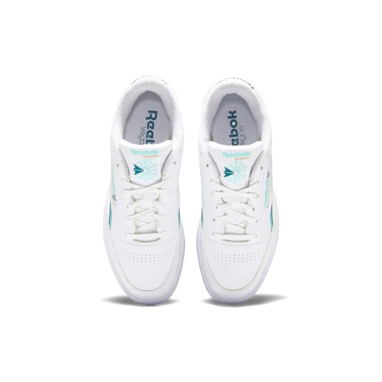 Reebok Club C 85 Vegan White Hint Mint Unisex Sneakers Footwear-White Midnight-Pine GX7562
