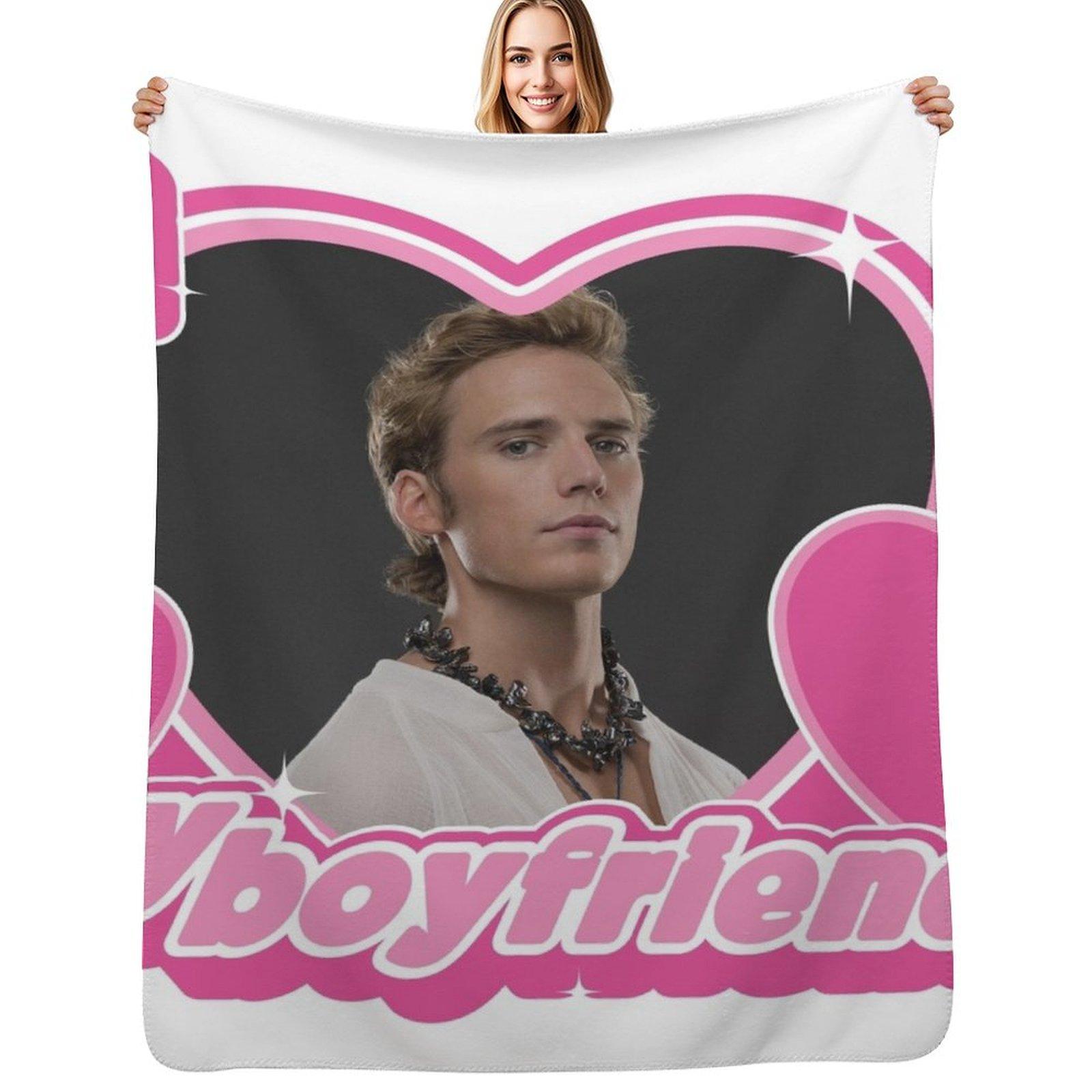 

Finnick Boyfriend Throw Blanket Loose cosplay anime Blankets 30x40in