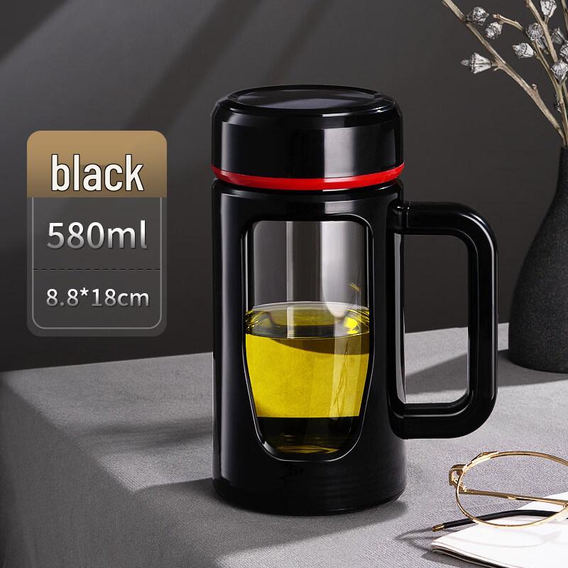 Yuzhuxun Glass Tea & Office Mug with Handle