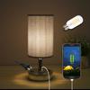AC 110130V Lampa na noční stolek Stolní světlo Lampa na noční stolek Citlivá duální USB a duální zásuvka