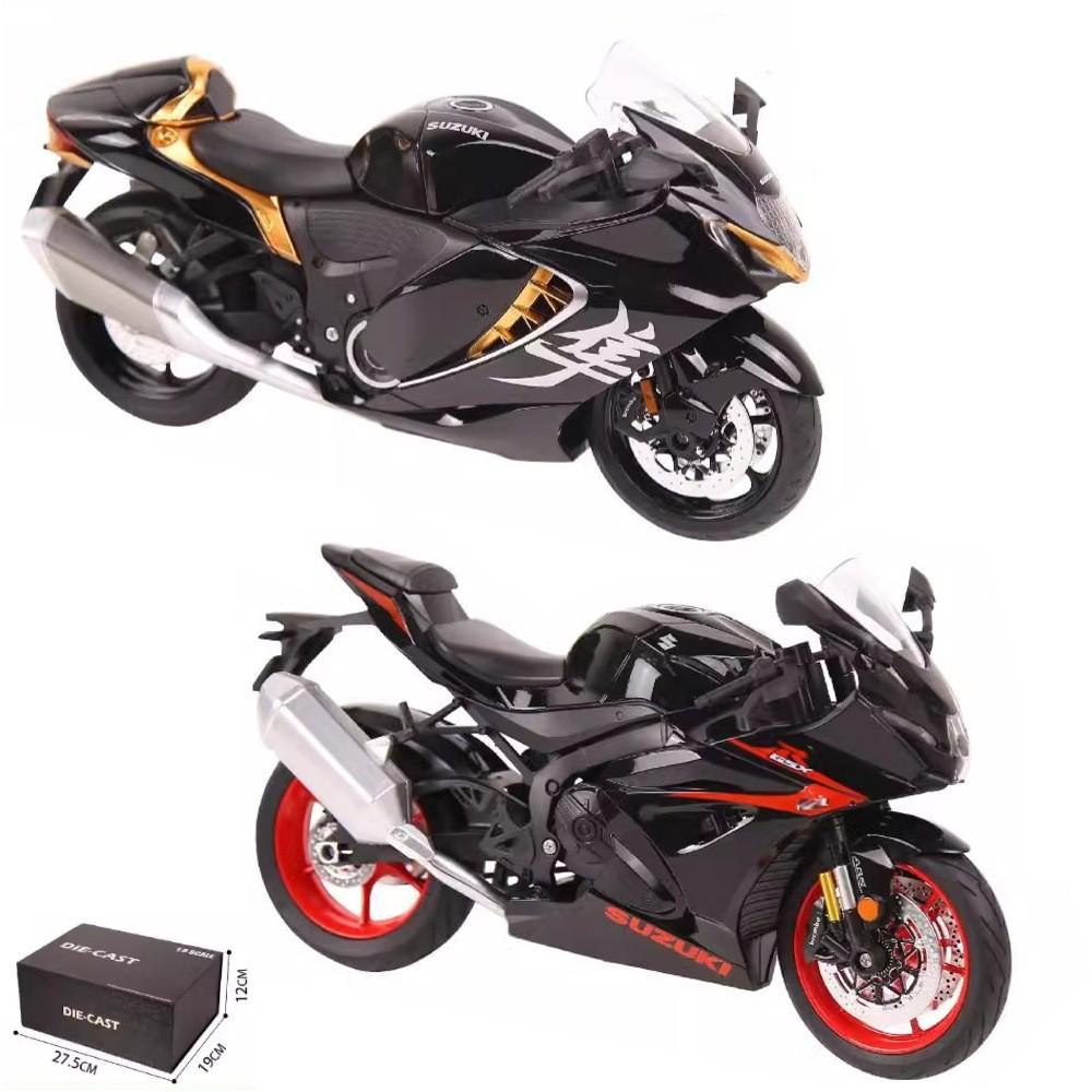 Simulation Alloy Suzuki Hayabusa Motorcycle Model Toy For Display And Collection