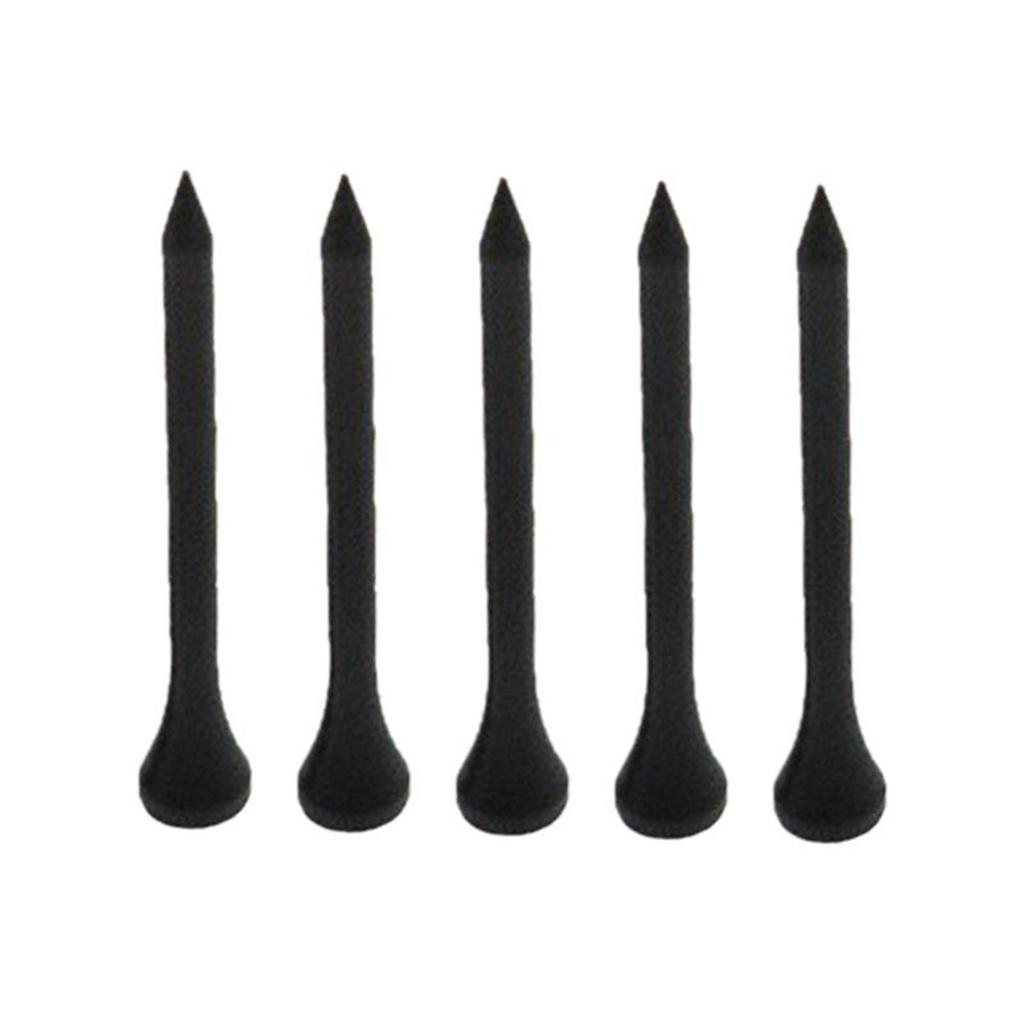 100Pcs/pack More Distance Consistent Height Golfs Tees Standard Wood Castles Golfs Tees Set for Golfs Driver Training