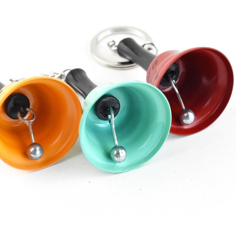 Ringing Metal Bell Service Bell Hand Ringing Bell Keychain Bar Di Bar Ordering Meal Ringing Bell Pet Training Hand Ringing Bell