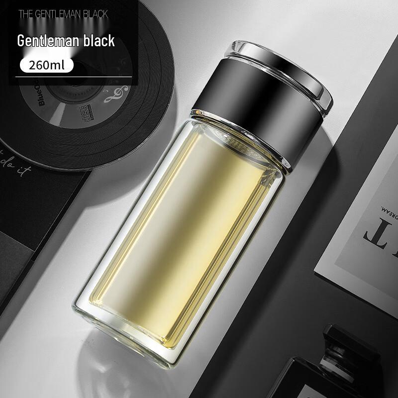 Changqi Double-Walled Tea Infuser Glass Mug