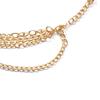 Edgy Unisex Body Chain With Durable Metal Chain For Stage Performances And Streetwear