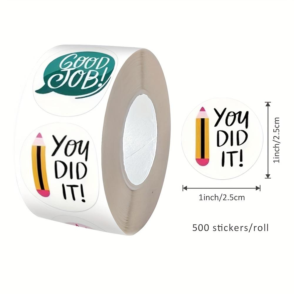 500pcs Inspirational English Stickers, Durable, Easy-to-Apply, Perfect for Skateboards, Guitars, Laptops, Cars, Helmets For Party Decor