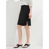 JUZUI ANNANKE Women's Commuter Style Slim Belt Midi Skirt