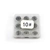 9PCS 7# 10# Best Control Common Rail Densoy Valve Orifice Plate for Injector 23670/30300/30080  09500-5125/5214/5215