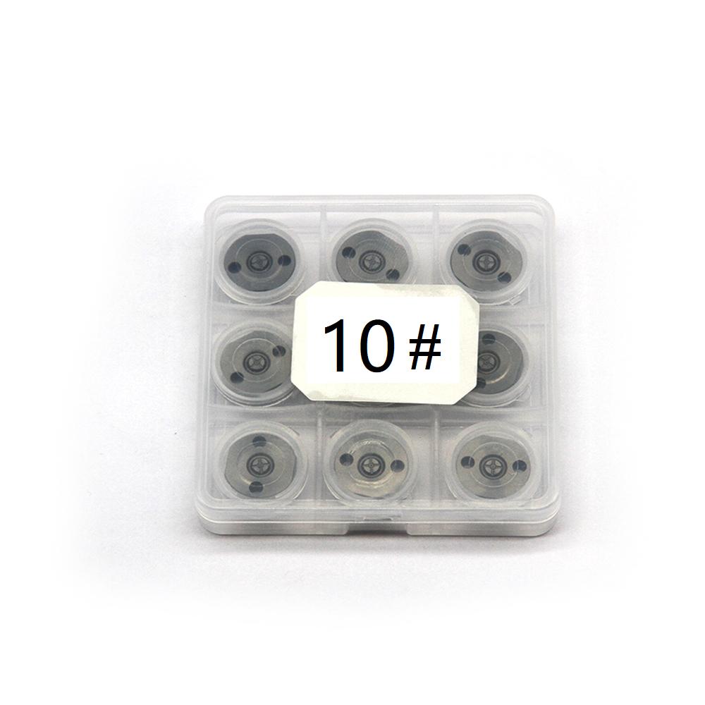 9PCS 7# 10# Best Control Common Rail Densoy Valve Orifice Plate for Injector 23670/30300/30080  09500-5125/5214/5215