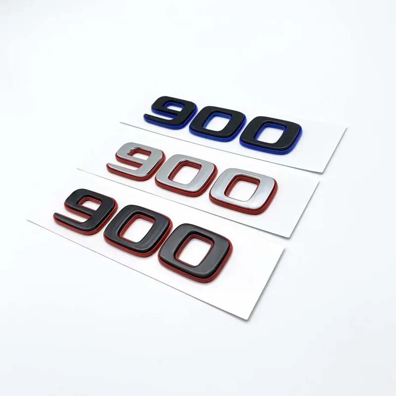3D ABS Kleurblok 700 800 900 Naambord Badge Emblem Kofferbak Sticker Voor Mercedes Benz Brabus AMG W463 W464 G500 G63 JGS2