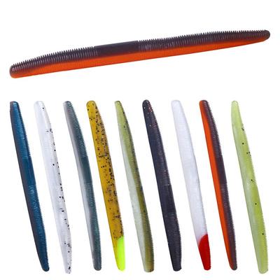 6 teile/beutel Red Wigglers Weiche Regenwürmer Köder 11,5 cm-0,5,5g Softbait Angeln Köder für forelle bass wels jigging Köder