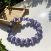10MM Multicolor Cat's Eye Beaded Bracelet - Exquisite Chinese Ancient Style Crystal Design