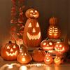 Reusable Pumpkin Led Lamp Plastic Pumpkin Floor Lamp Halloween Pumpkin Lantern  Friends
