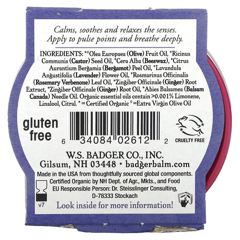 Organic Sleep Balm, Lavender & Bergamot, 0.75 oz (21 g)