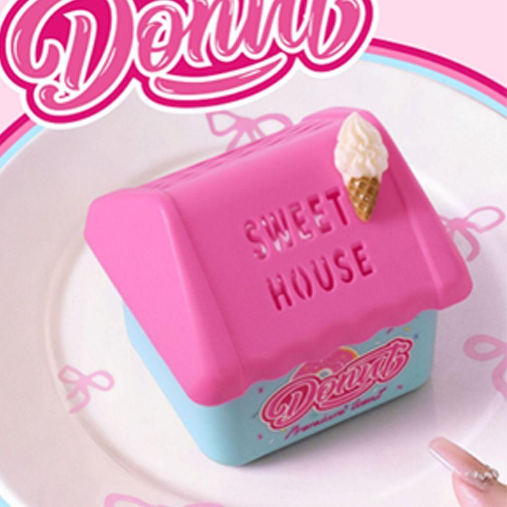 Ice Cream Hut Air Freshener Long-lasting Solid Aromatherapy Cute Car Fragrance Ornaments