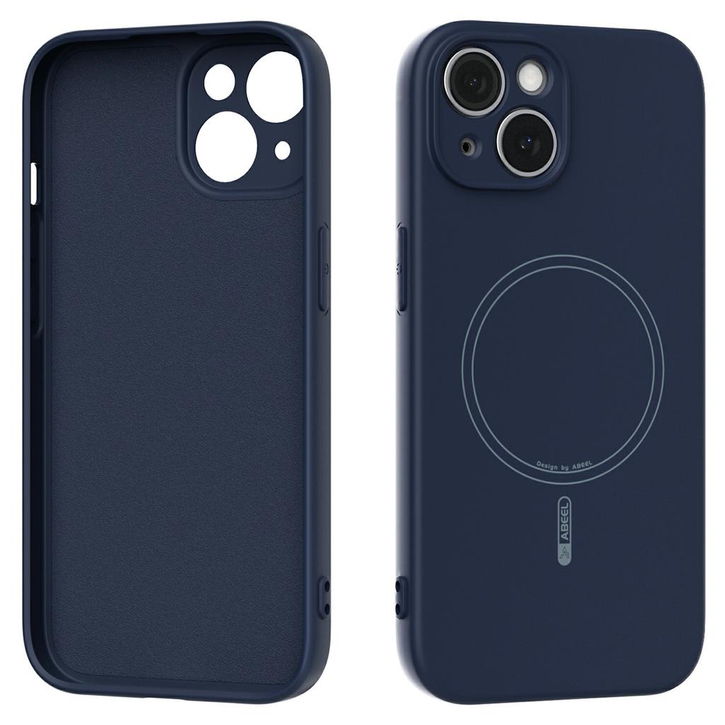 ABEEL For iPhone 13 Case Compatible with MagSafe Skin Touch Liquid Silicone Phone Back Cover