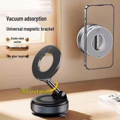 Magnetischer rotierbarer faltbarer Handyhalter mit Saugnapf für die Auto-Navigation.