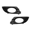 1 Pair Black Front Bumper Fog Light Cover For Mercedes Benz CLK W209 2005-09