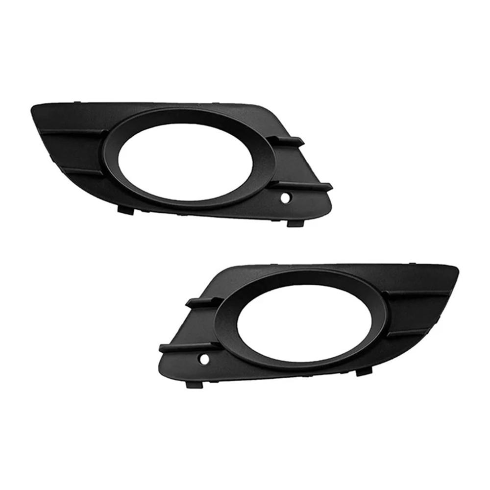 1 Pair Black Front Bumper Fog Light Cover For Mercedes Benz CLK W209 2005-09