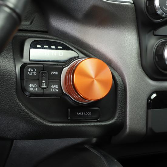 1x Orange Gear Shift Switch Knob Cover Trim For Dodge RAM 1500  High version