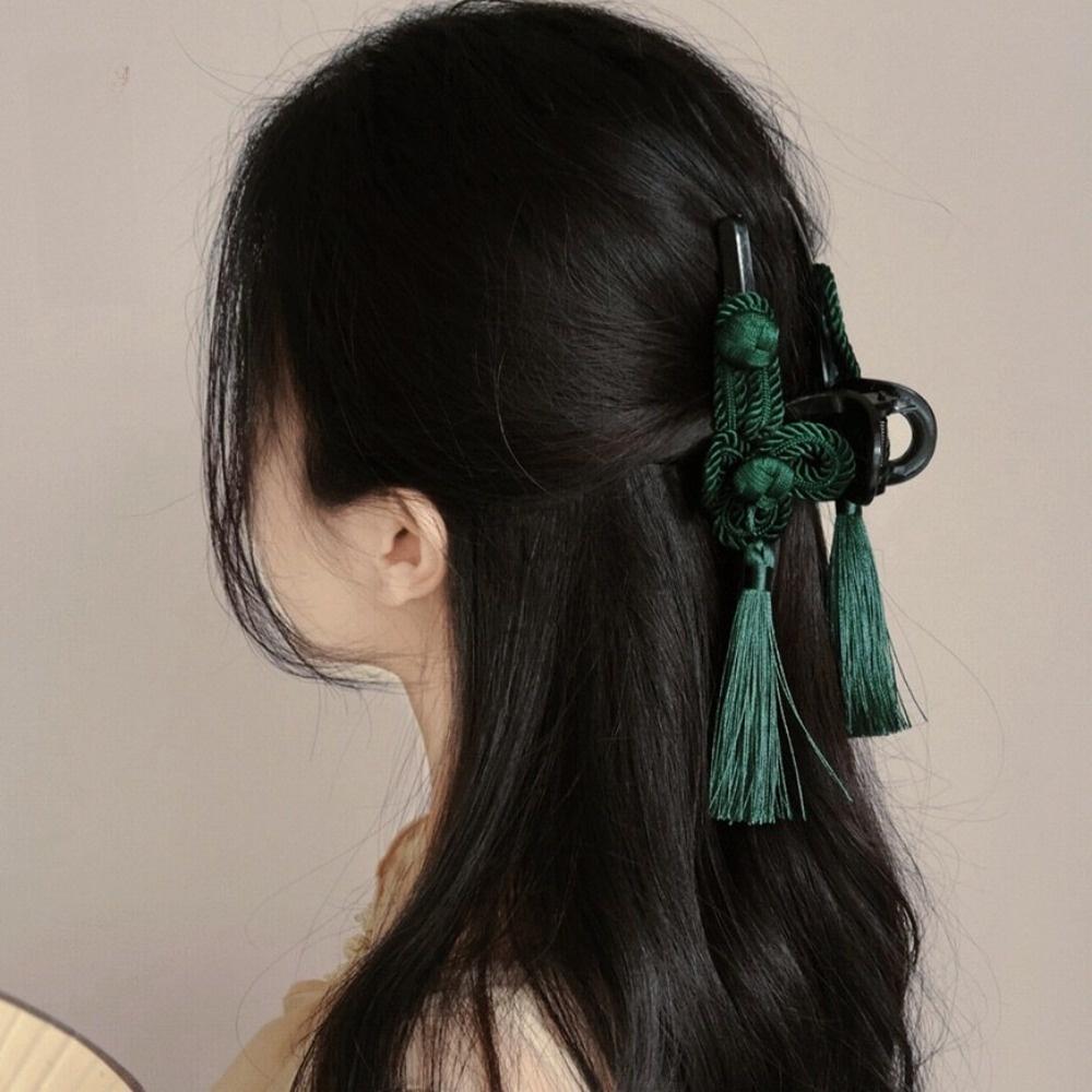 Elegant Cheongsam Style Hair Grasp Tassel Hanfu Hair Accessories  Traditional Wear
