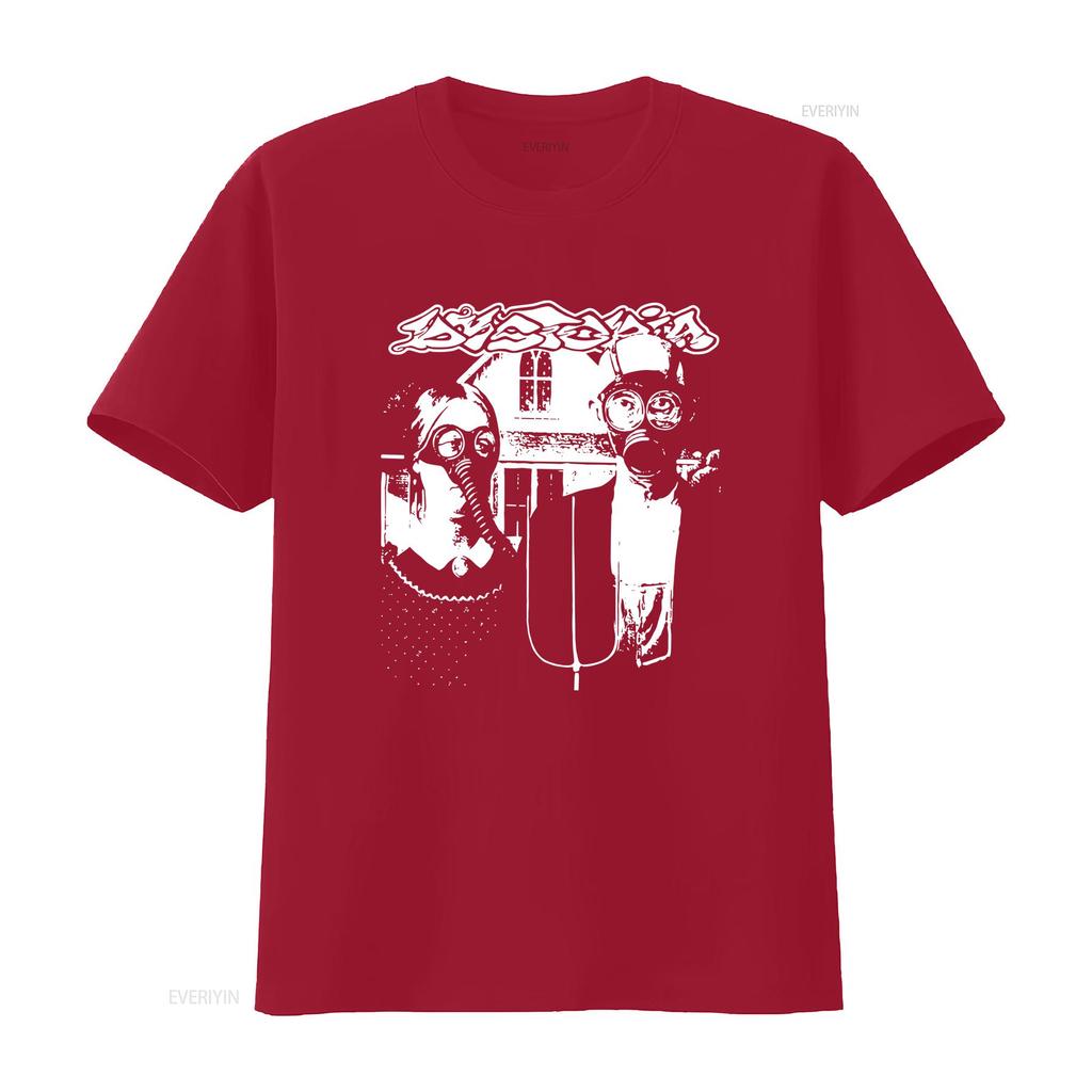 Dystopia Crust Punk Band American Gothic T Shirt Vintage Heavy Metal Hardcore Vintage Washed Slightly Unisex Fashion Casual