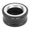 M42 auf für NEX Objektivadapter Aluminium Manueller Fokus Objektivkonverterring Kompatibel mit M42 Schraubanschlussobjektiv auf E-Mount