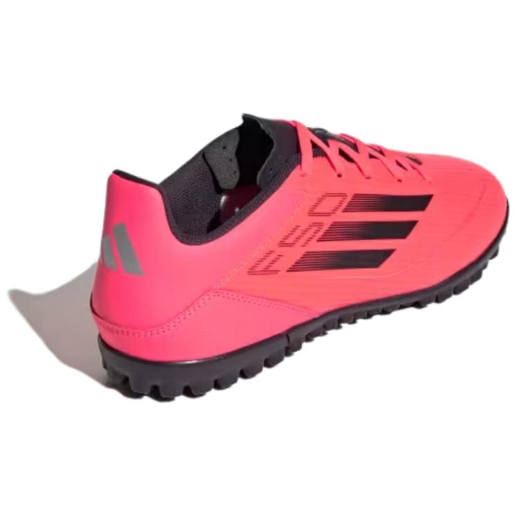 Adidas F50 Club Comfortable Fashion Ultra-Fine Leather Non-Slip Wear-Resistant Soccer Shoes Men Soccer Shoes Red Black IF1347