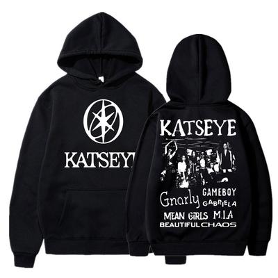 Kpop Katseye Beautiful Chaos Album Graphic Hoodie Fashion Harajuku Sportwear Men Women Korean Oversized Fleece Casual Tracksuit