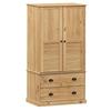 VidaXL Wardrobe VIGO 90x55x170 Cm Solid Pine Wood, Storage Cabinet, Wardrobe Organizer, Wardrobe, Closet, 353163