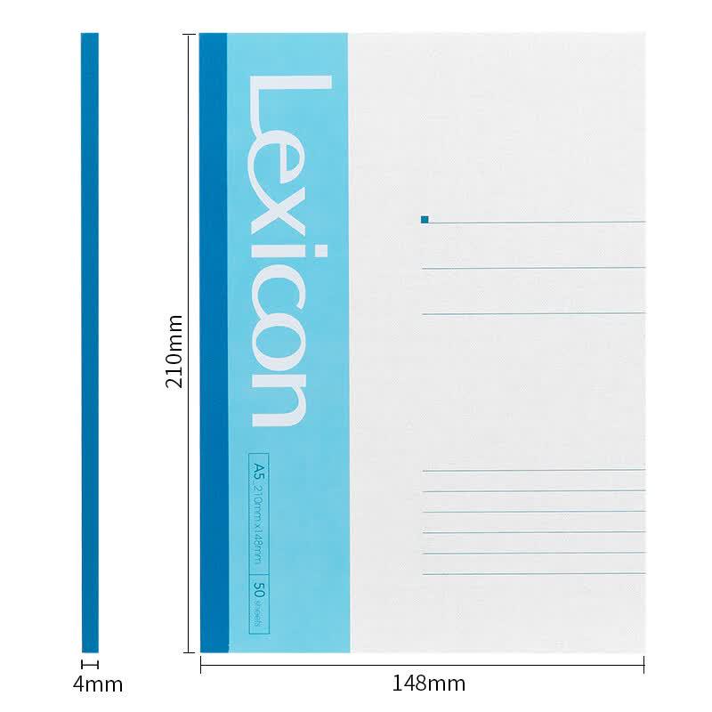 Deli A5 Softcover Wireless Bound Notebooks - 12 Pack