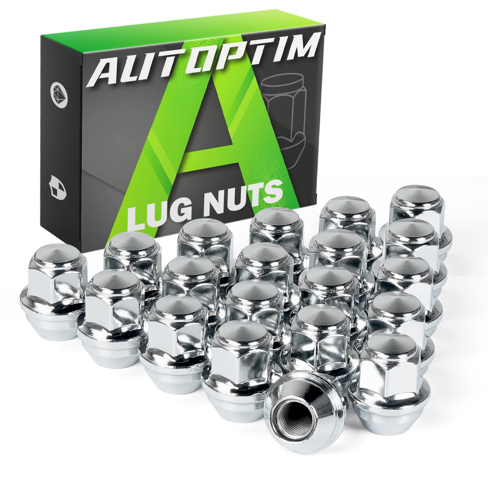 

AUTOPTIM Гайки колесные M12x1.5 - Заменяют 2001-2022 Ford Escape 2012-2018 Ford Focus 2006-2020 Ford M12x1.5