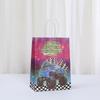 12/30pcs Monster Truck Happy Birthday Paper Tote Bags Reusable Favor Bags for Kids Party Candy Cookies Gifts Classroom Return