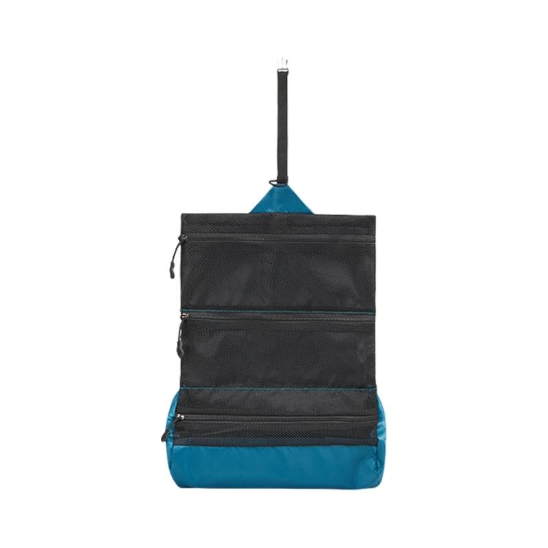 Foldable Travel Toiletry Bag Portable Cosmetic Organizers With Multiple Compartments Waterproof Lightweight For Home & Trip