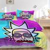 3pcs Rick and Morty Duvet Cover Set, 1 Duvet Cover + 2 Pillowcases (No Insert), High-Definition Print for All Seasons,Durable yy251103079