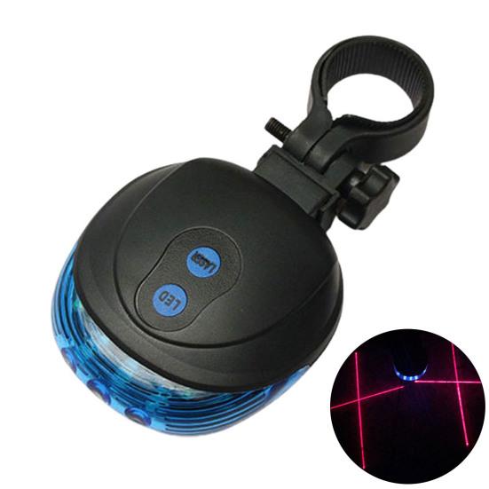 Mountain Bicycle Rear Tail Warning LED Light Lamp 5 Bike Cycle Flash Mode