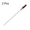 uxcell 12mm Flat Head Impact Demolition Screwdriver with 610mm Straight Handle for Repair 2pcs Industrial/Automotive